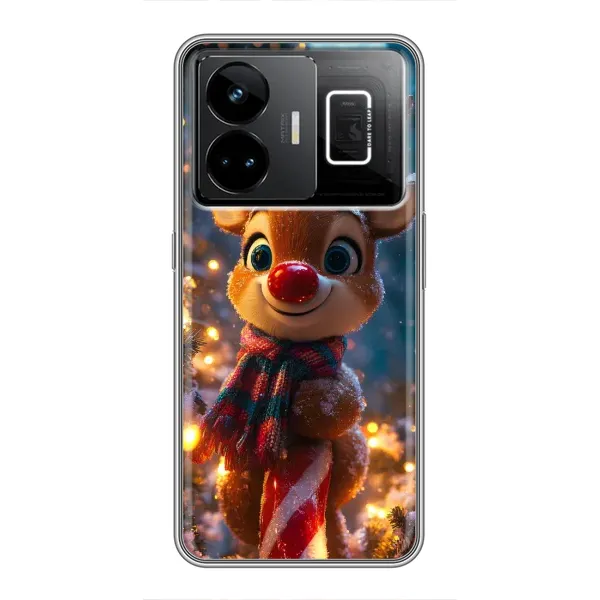 Чохол з принтом «Олень з шарфом» для Realme GT3