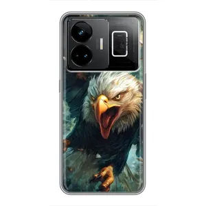 Чехол с картинкой «Хищники» для Realme GT3 (Орел в полете)