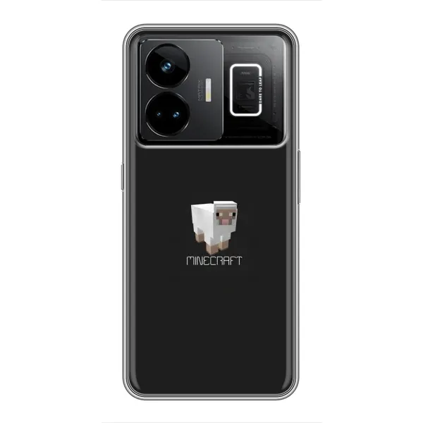 Чохол з принтом «Овечка Майнкрафт» для Realme GT3