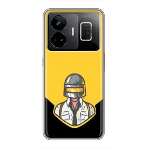 Чохол з принтом «Пабг в шоломі» для Realme GT3