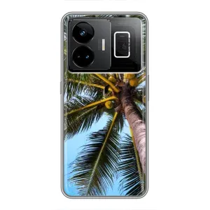 Силіконовий чохол з КАРТИНКАМИ літо для Realme GT3 (AlphaPrint) (Пальма)