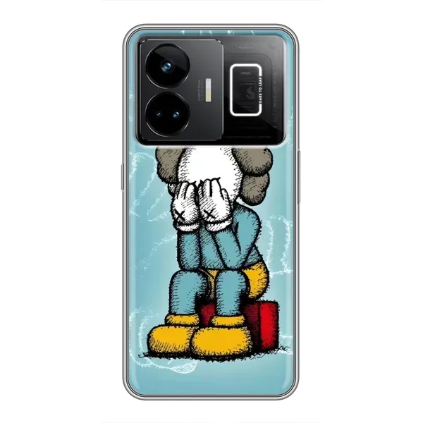 Чехол с принтом «Плач Bearbrick» для Realme GT3