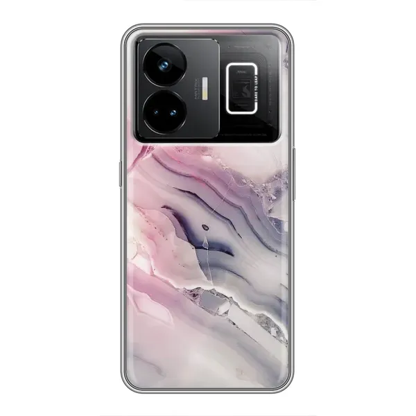 Чохол з принтом «Пурпурний Мрамор» для Realme GT3