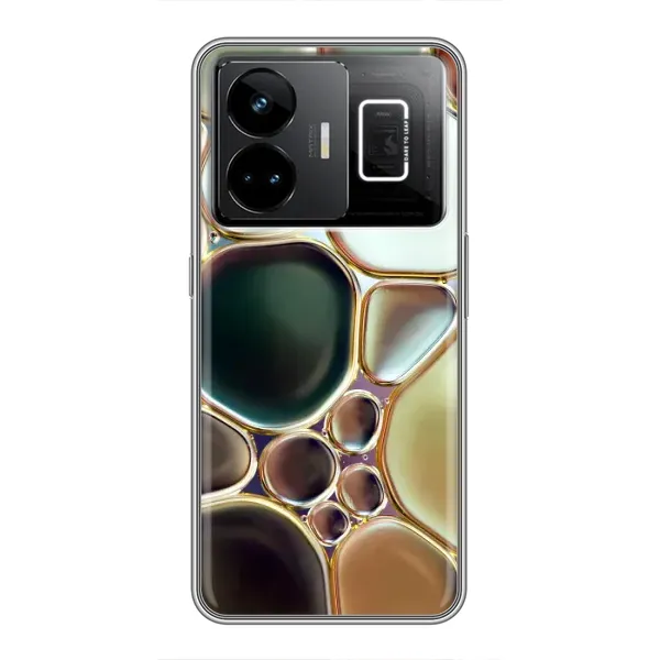 Чохол з принтом «Радужний Мрамор» для Realme GT3