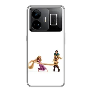 Чехол Рапунцель для Realme GT3 (Рапунцель и Флин)