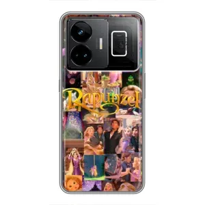 Чехол Рапунцель для Realme GT3 (Коллаж Рапунцель)
