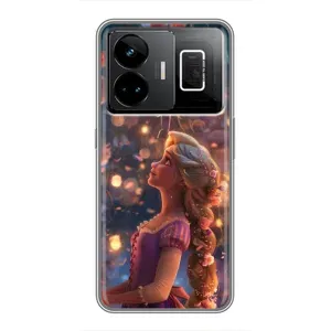 Чехол Рапунцель для Realme GT3 (Рапунцель фонарики)