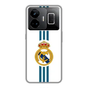 ФК Реал Мадрид чехлы для Realme GT3 (AlphaPrint) (Реал Мадрид на белом)