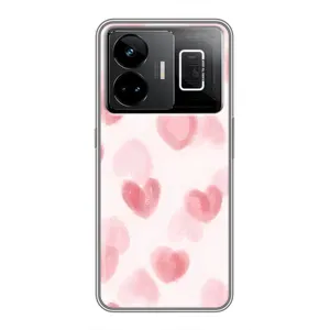 Чехол с розовым рисунком для Realme GT3
