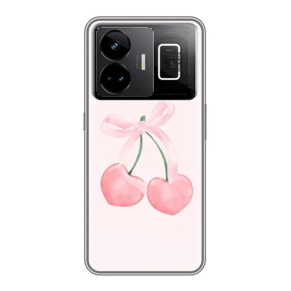 Чехол с принтом «Розовые вишни» для Realme GT3 Чехол с принтом «Розовые вишни» для Realme GT3