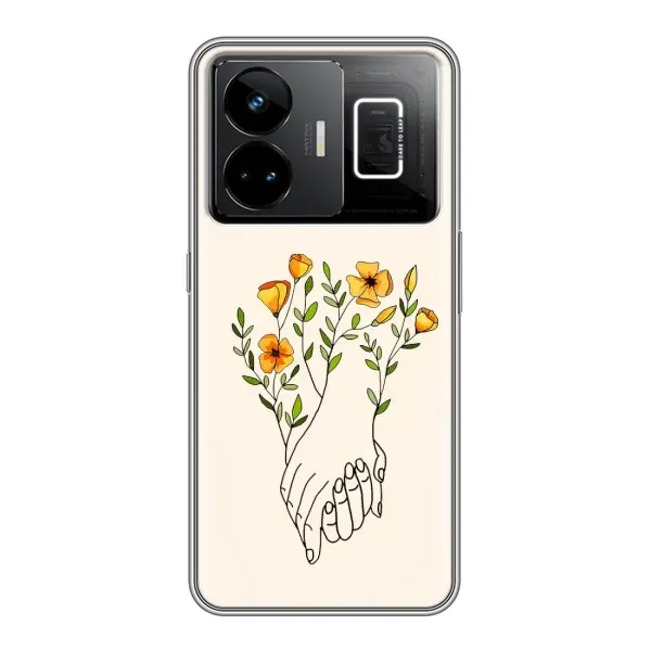 Чехол с принтом «Руки любви» для Realme GT3