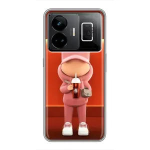 Круті Чохли Луі Віттон для Realme GT3 (AlphaPrint) (З Кавою)