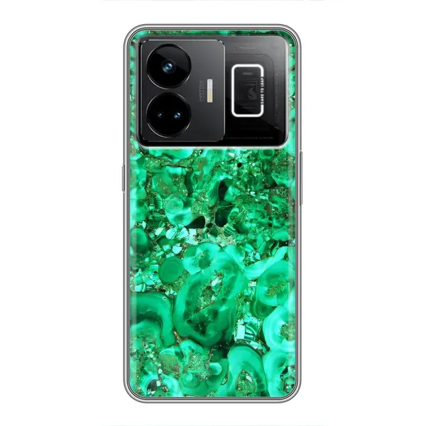 Чохол з принтом «Салатовий Мрамор» для Realme GT3