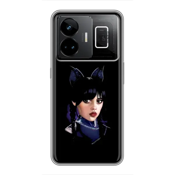 Чехол с принтом «серьезная Уэнздей» для Realme GT3