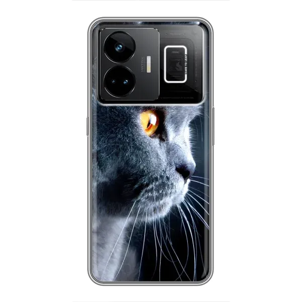 Чохол з принтом «Сірий Кіт» для Realme GT3 Чохол з принтом «Сірий Кіт» для Realme GT3
