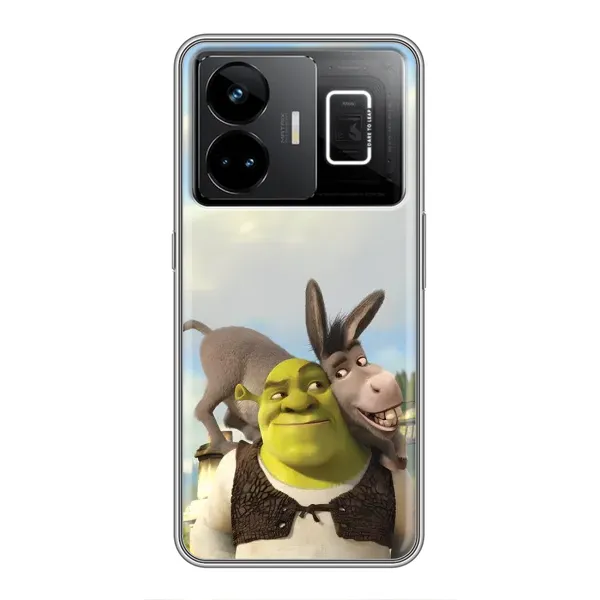 Чехол с принтом «Шрек и Осел» для Realme GT3