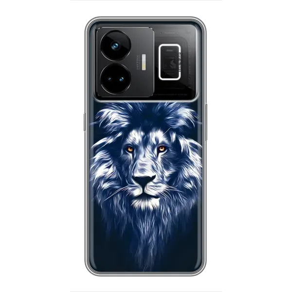 Чохол з принтом «Синій Лев» для Realme GT3 Чохол з принтом «Синій Лев» для Realme GT3