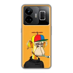 Чохли з Мавпами NFT для Realme GT3 (AlphaPrint) (Нудна мавпа NFT)