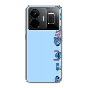 Чехол с принтом Стич на Realme GT3 (Стич фон)