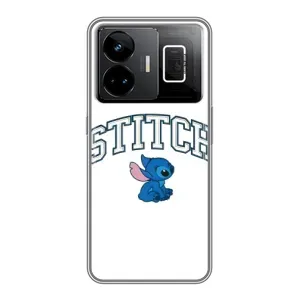 Чехол с принтом Стич на Realme GT3 (Стич лого)