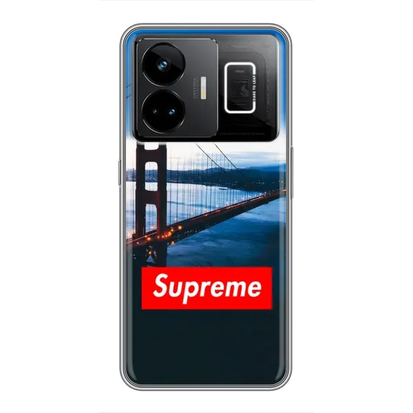 Чехол с принтом «Стиль Supreme» для Realme GT3