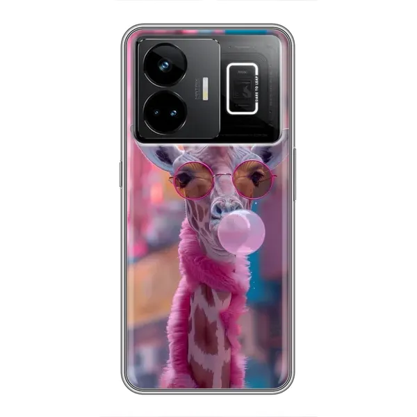 Чехол с принтом «Стильный жирав» для Realme GT3