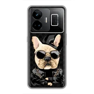 Чехол с принтом «Стильная собака» для Realme GT3