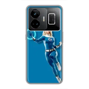 Чехол с принтом Фантастическая четверка для Realme GT3 (Сью Сторм полет)