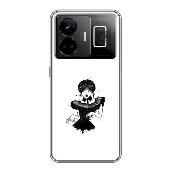 Чехол с принтом «танец Уэнздей» для Realme GT3