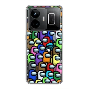 Чехол Амонг Ас для Realme GT3 (AlphaPrint) (Убит)