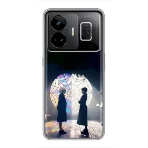 Чехлы Венсдей на Realme GT3 Уэнсдей (AlphaPrint) (Уэнздей и Инид)