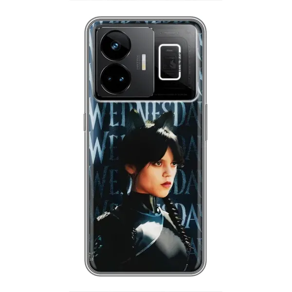 Чехол с принтом «Уэнздей кошка» для Realme GT3