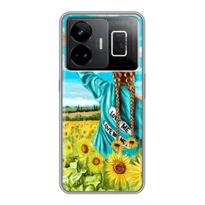 Чехол для Патриота Украины Realme GT3 - (AlphaPrint) (Украиночка)