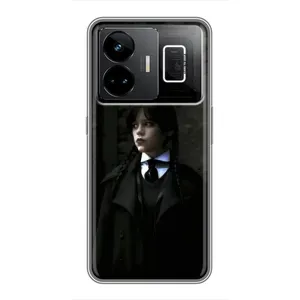 Чехол с дизайном Венздей 2 на Realme GT3 (Темный стиль Уэнздей)