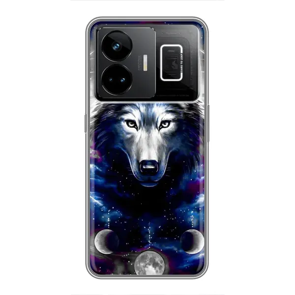 Чехол с принтом «Волк» для Realme GT3