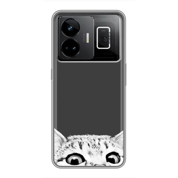 Чохол з принтом «Виглядає котик» для Realme GT3 Чохол з принтом «Виглядає котик» для Realme GT3