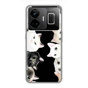 Чохол з принтом «Погляд котиків» для Realme GT3
