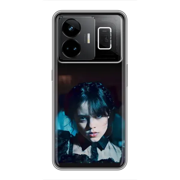Чехол с принтом «взгляд Уэнздей» для Realme GT3