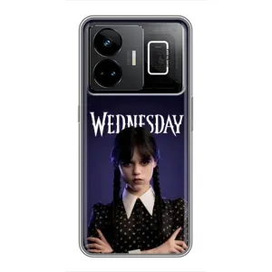 Чехлы Венсдей на Realme GT3 Уэнсдей (AlphaPrint) (Wednesday)