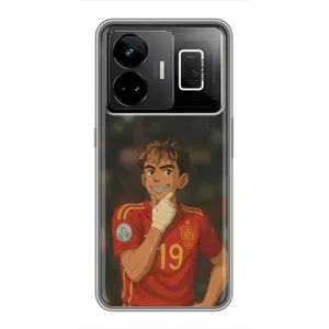 Чохол з футболістом Ламін Ямаль Realme GT3 (Ямаль аніме)