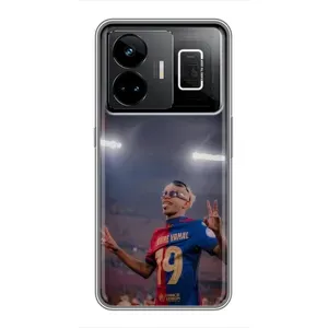 Чохол з футболістом Ламін Ямаль Realme GT3 (Ямаль на стадіоні)