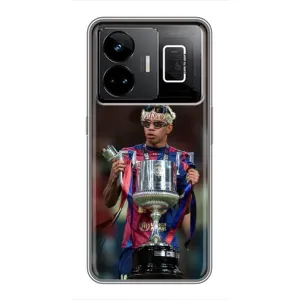 Чохол з футболістом Ламін Ямаль Realme GT3 (Ямаль з кубком)