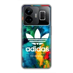 Чехлы Адидас для Realme GT3 (AlphaPrint) (Яркий Адидас)