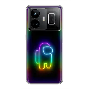 Чехол Амонг Ас для Realme GT3 (AlphaPrint) (Яркий скин)
