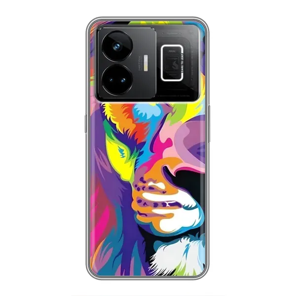 Чохол з принтом «Яскравий Лев» для Realme GT3 Чохол з принтом «Яскравий Лев» для Realme GT3