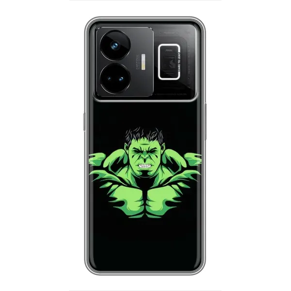 Чехол с принтом «Зелёный Халк» для Realme GT3