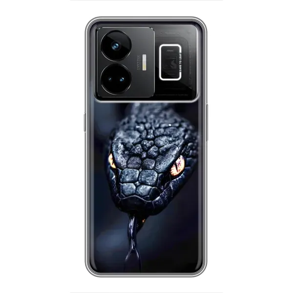 Чехол с принтом «Черная змея» для Realme GT3