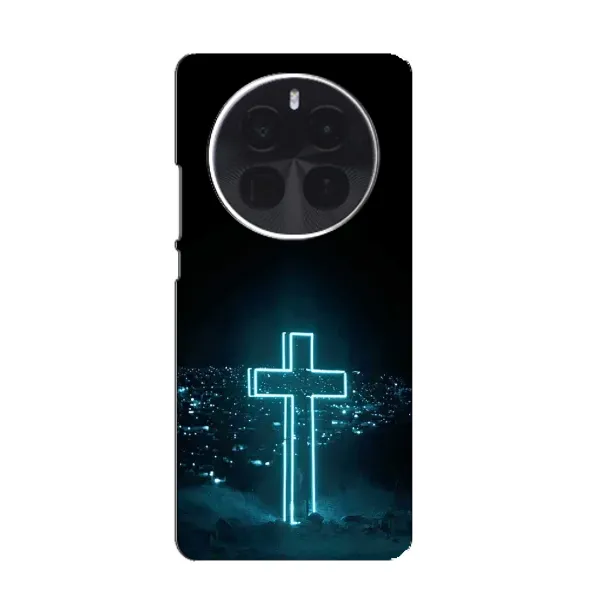 Чехол с принтом «Крест и город» для Realme GT5 Pro Чехол с принтом «Крест и город» для Realme GT5 Pro