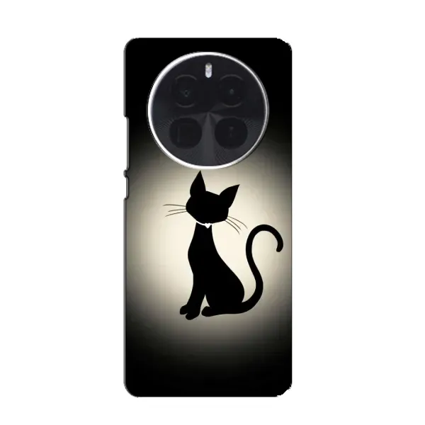 Чохол з принтом «Силует котика» для Realme GT5 Pro Чохол з принтом «Силует котика» для Realme GT5 Pro