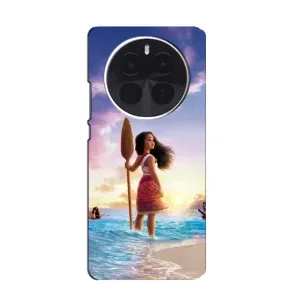 Чехол с мультфильмом Моана Realme GT5 Pro (Моана с веслом)